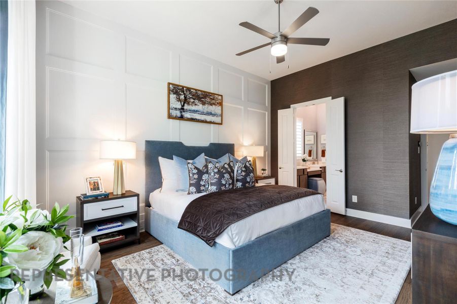Furnished interior view inside a new home in , Brookshire (Image 33). Furnished interior view inside a new home in , Brookshire (Image 33).