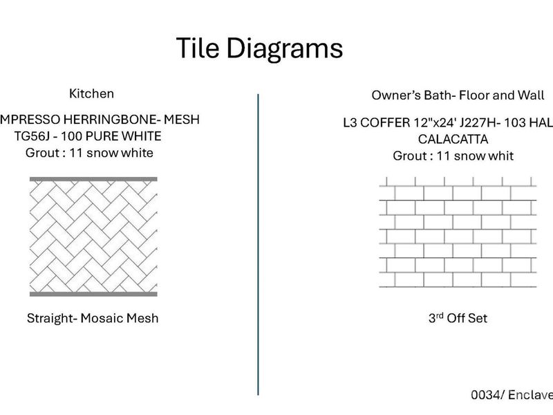 Sample of building materials used in homes in Enclave at Belmont, Belmont (Image 27).