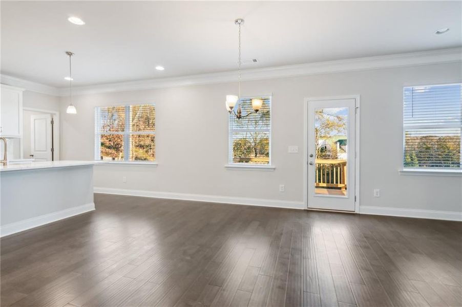 Spacious, unfurnished interior of a new home in , Flowery Branch (Image 16). Spacious, unfurnished interior of a new home in , Flowery Branch (Image 16).