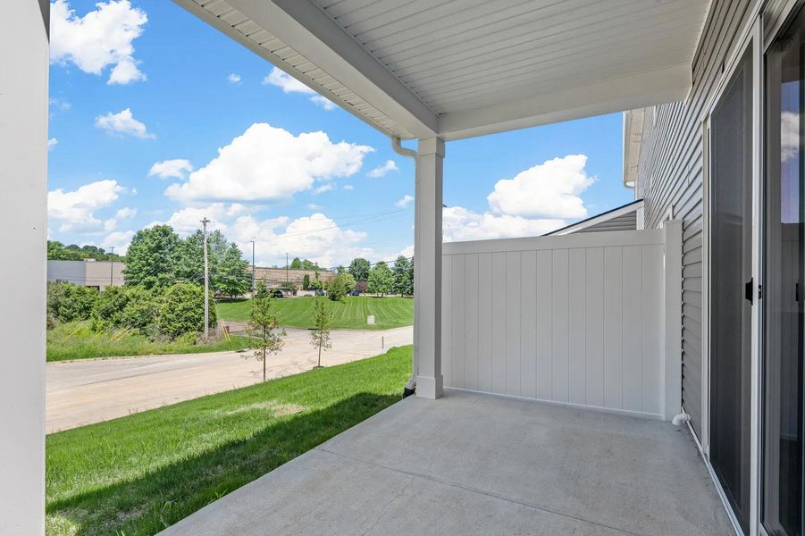 The Blackwell B Outdoor Living Area