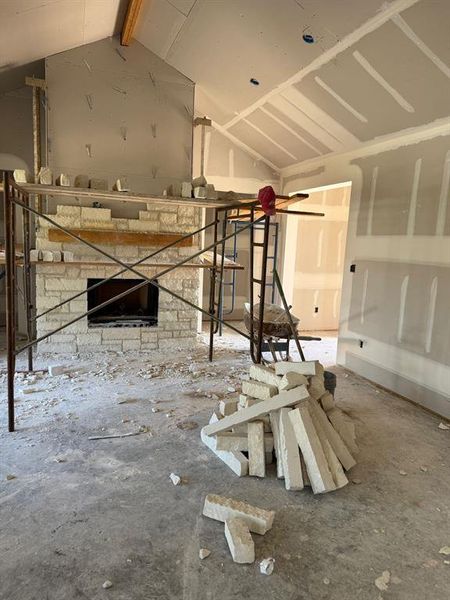 In-progress construction of a new home in , Rio Vista, TX (Image 13). In-progress construction of a new home in , Rio Vista, TX (Image 13).