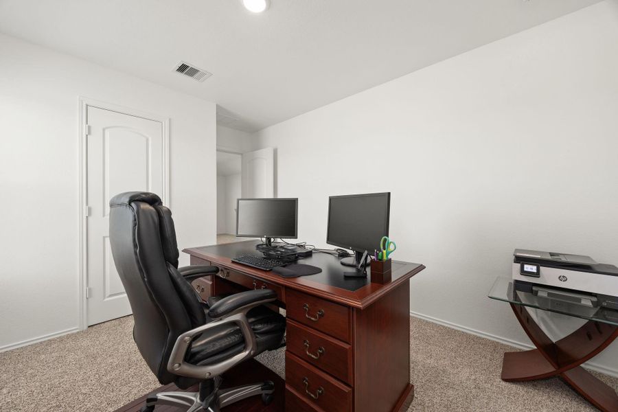 Furnished interior view inside a new home in Breckenridge Forest, Spring (Image 40).