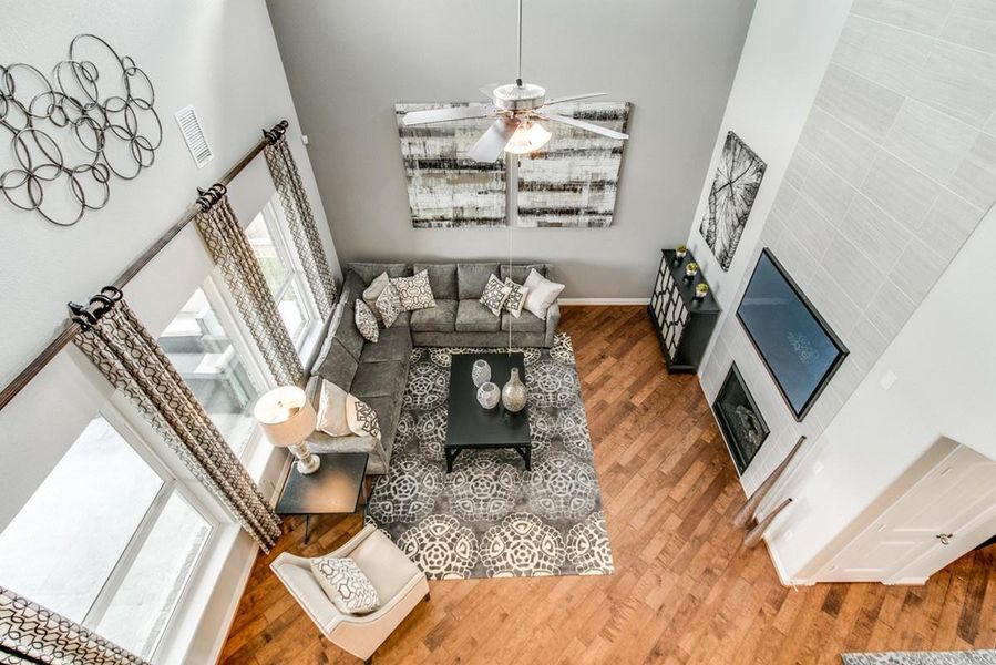 Furnished interior view inside a new home in Marvida, Cypress (Image 20).