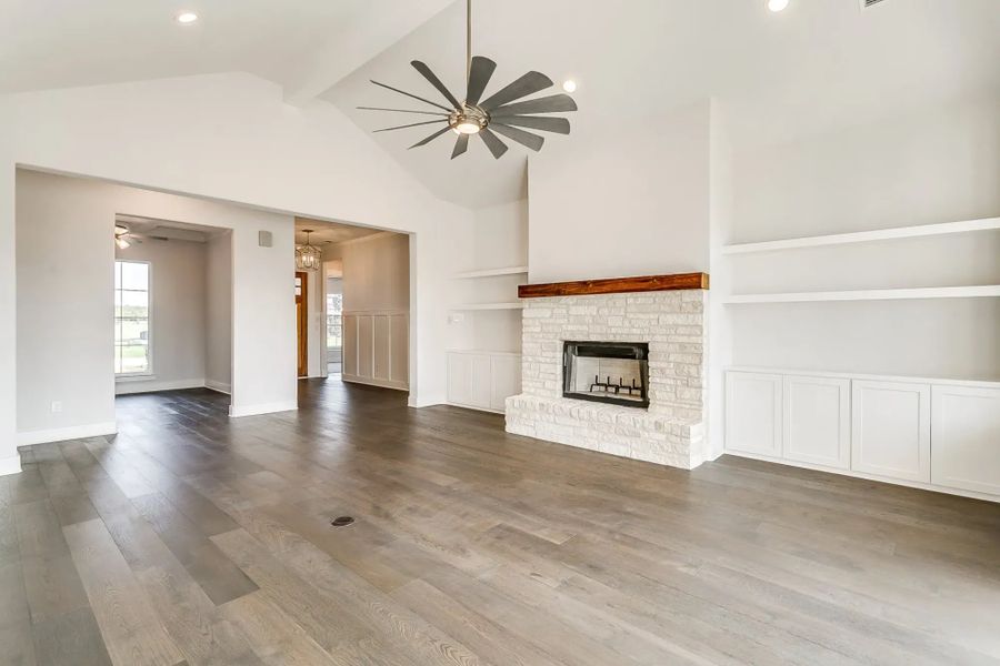 Representative unfurnished interior of a home built from the The Rhett by Elmwood Custom Homes in Matthews Farm, Venus (Image 38). Representative unfurnished interior of a home built from the The Rhett by Elmwood Custom Homes in Matthews Farm, Venus (Image 38).