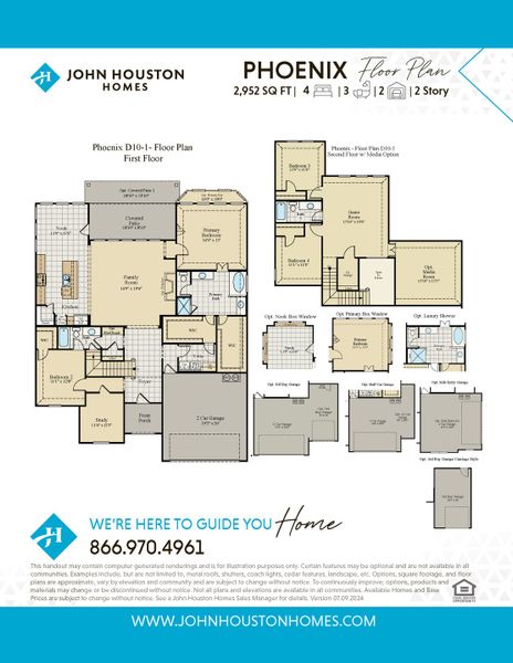 2D floor plan layout for the Phoenix by John Houston Homes in Somerset - Phase 5, Mansfield, TX (Image 3). 2D floor plan layout for the Phoenix by John Houston Homes in Somerset - Phase 5, Mansfield, TX (Image 3).