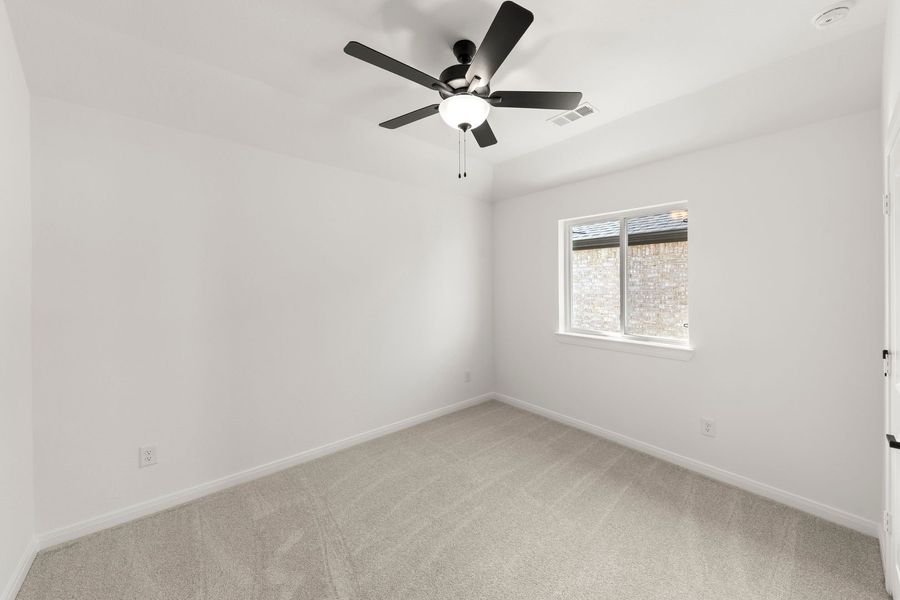 Spacious, unfurnished interior of a new home in Lily Creek at Sutton Fields, Aubrey (Image 29). Spacious, unfurnished interior of a new home in Lily Creek at Sutton Fields, Aubrey (Image 29).