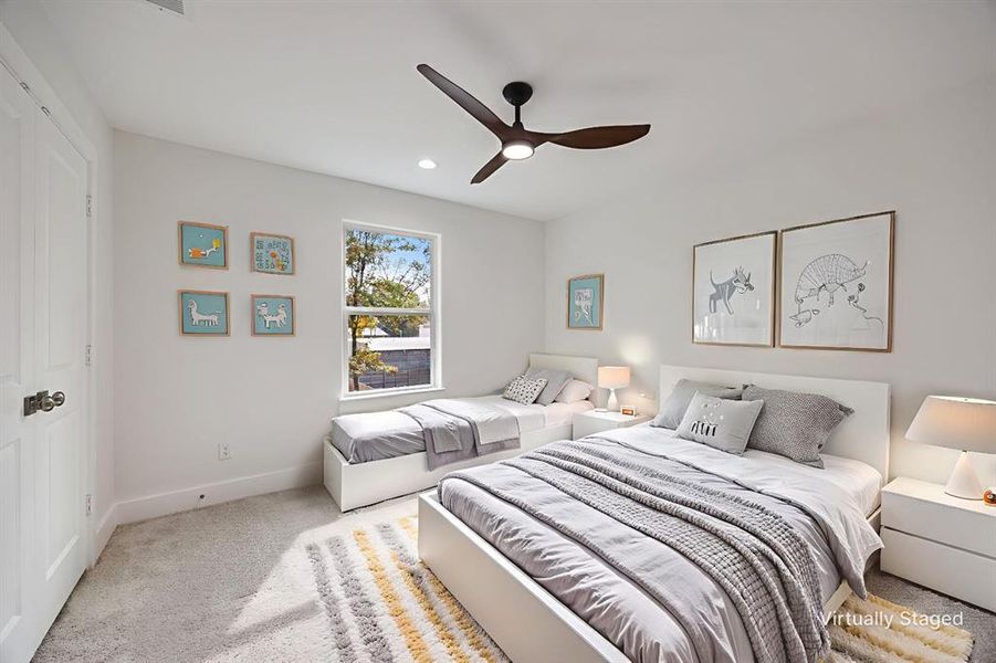 Furnished interior view inside a new home in , Dallas (Image 19).