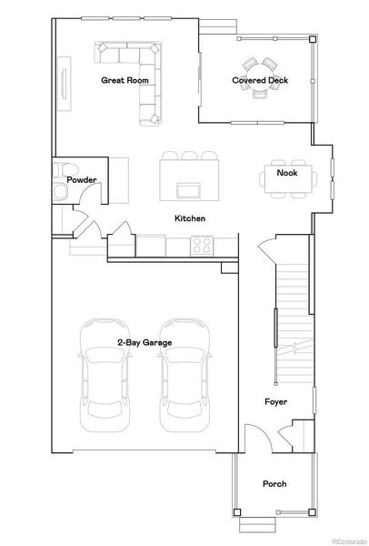 2D floor plan layout of this home in Timber Lark, Fort Collins, CO (Image 2). 2D floor plan layout of this home in Timber Lark, Fort Collins, CO (Image 2).