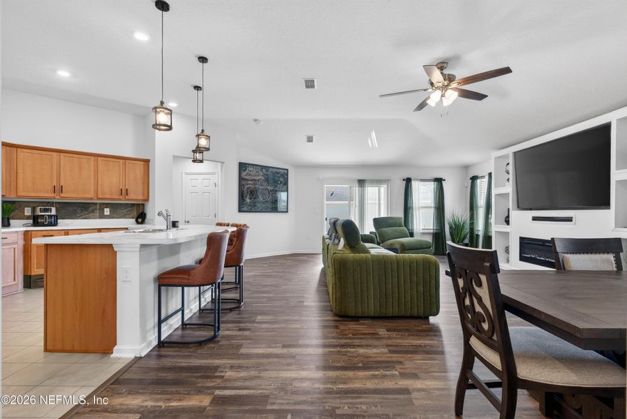 Furnished interior view inside a new home in , Jacksonville (Image 12).
