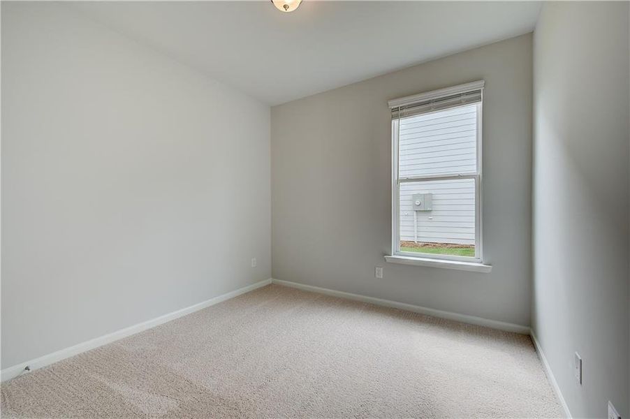 Spacious, unfurnished interior of a new home in Enclave at Evergreen, Fairburn (Image 24). Spacious, unfurnished interior of a new home in Enclave at Evergreen, Fairburn (Image 24).