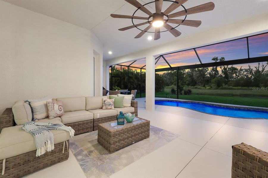Furnished interior view inside a new home in The Reserve at Twin Rivers, Parrish (Image 13). Furnished interior view inside a new home in The Reserve at Twin Rivers, Parrish (Image 13).