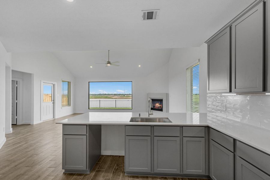 Furnished interior view inside a new home in Grand Mason Crossing, Katy (Image 5). Furnished interior view inside a new home in Grand Mason Crossing, Katy (Image 5).