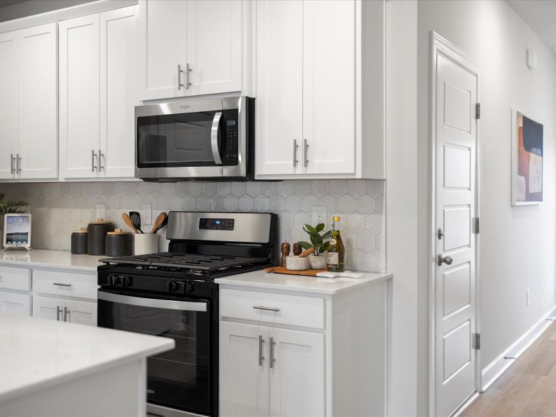 Furnished interior view inside a new home in Avalon Townes, Lyman (Image 6).