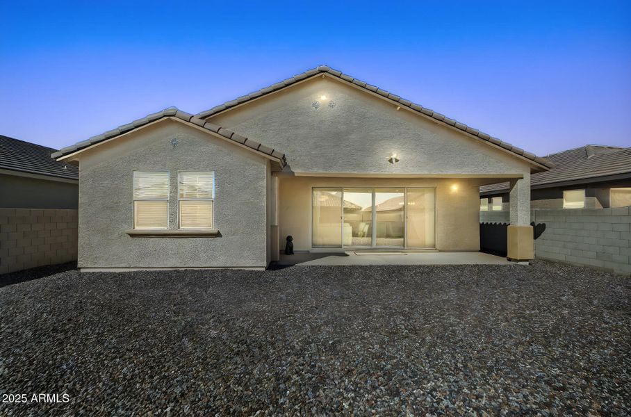 Back Yard and Covered Patio