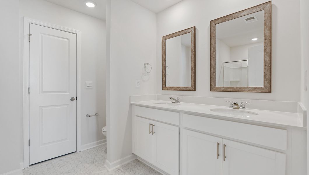 Furnished interior view inside a new home in Brookside Ridge Townhomes, Greer (Image 11).