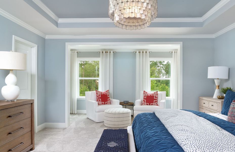 Furnished interior view inside a new home in Carriage Estates, Lexington (Image 9).
