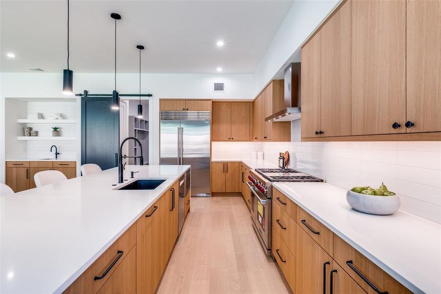 Furnished interior view inside a new home in , Dallas (Image 13).