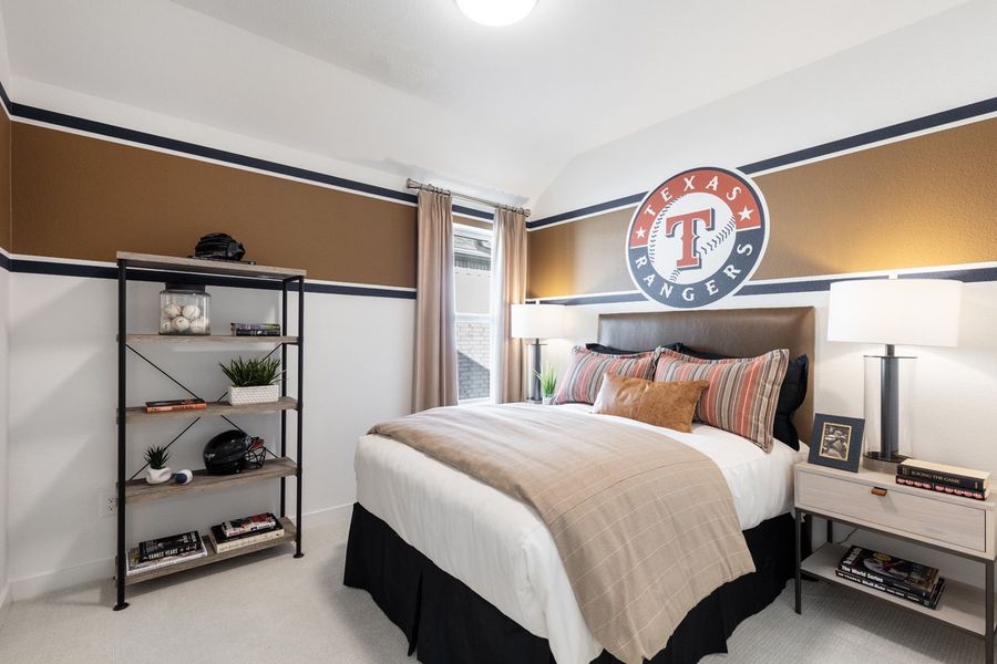 Representative Secondary Bedroom - some options shown