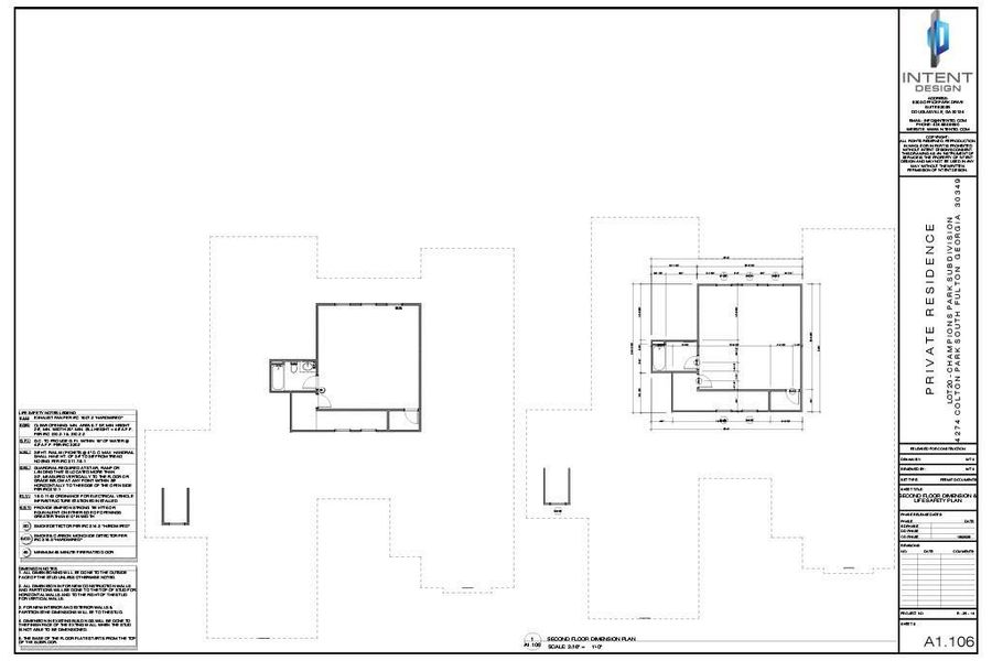 2D floor plan layout of this home in , Atlanta, GA (Image 4).