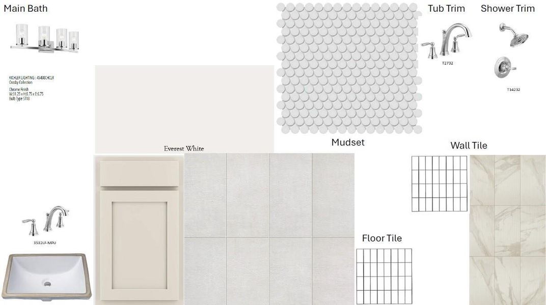 Main Bathroom Selections