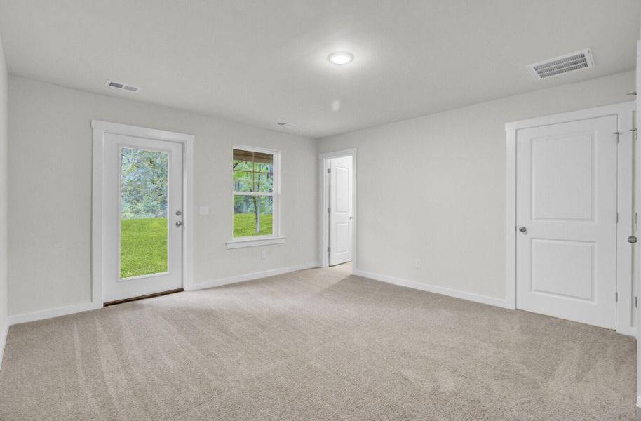 Spacious, unfurnished interior of a new home in Indigo Grove Townhomes, Johns Island (Image 16).