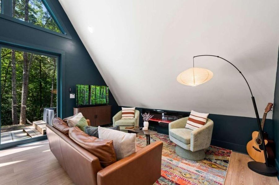 Furnished interior view inside a new home in , Blue Ridge (Image 16).