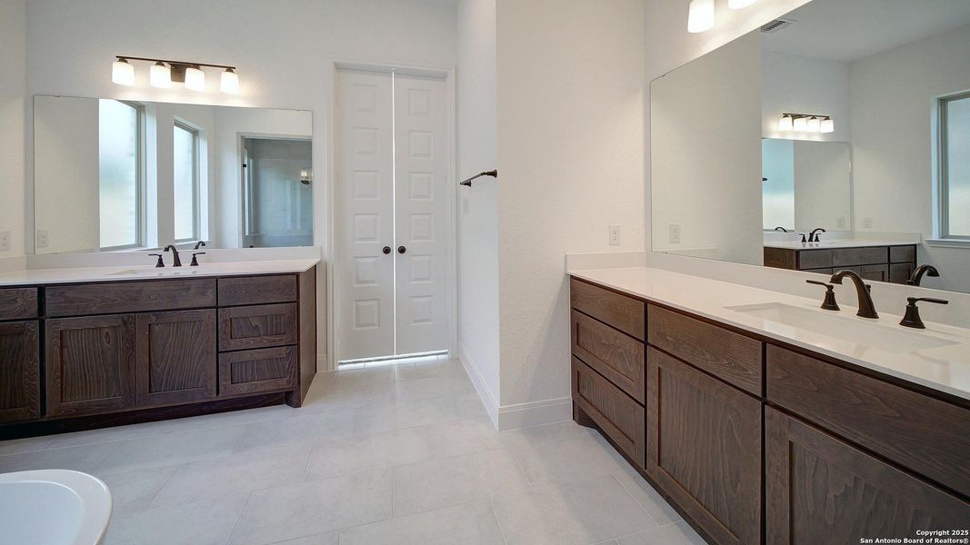 Furnished interior view inside a new home in Kallison Ranch 60', San Antonio (Image 9).