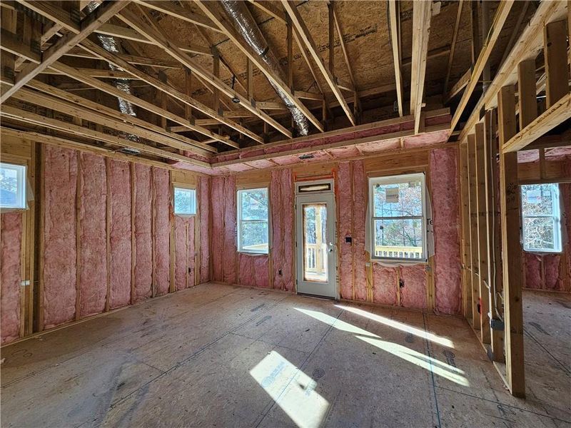 In-progress construction of a new home in , Marietta, GA (Image 19).