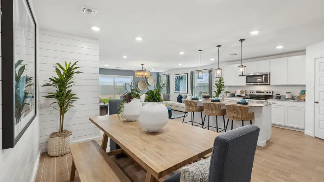 Furnished interior view inside a new home in Remington, Buckeye (Image 11).
