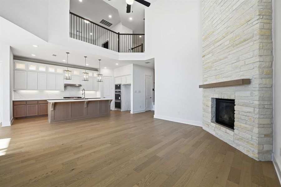 Spacious, unfurnished interior of a new home in Wildflower Ranch: 50ft. lots, Dish (Image 30). Spacious, unfurnished interior of a new home in Wildflower Ranch: 50ft. lots, Dish (Image 30).