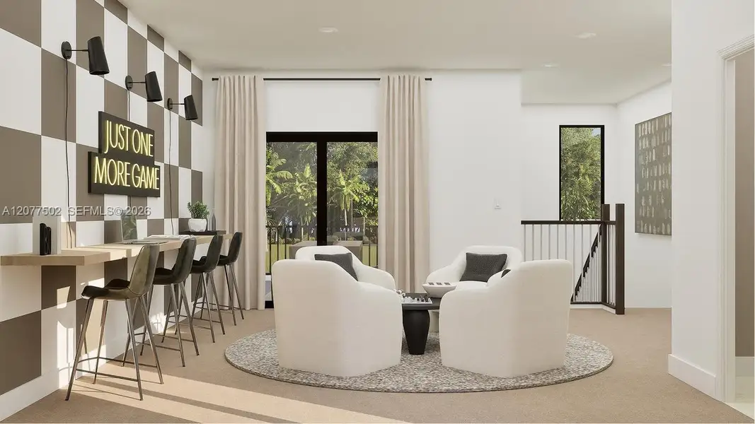 Furnished interior view inside a new home in Altessa at Wilton Manors, Wilton Manors (Image 5).