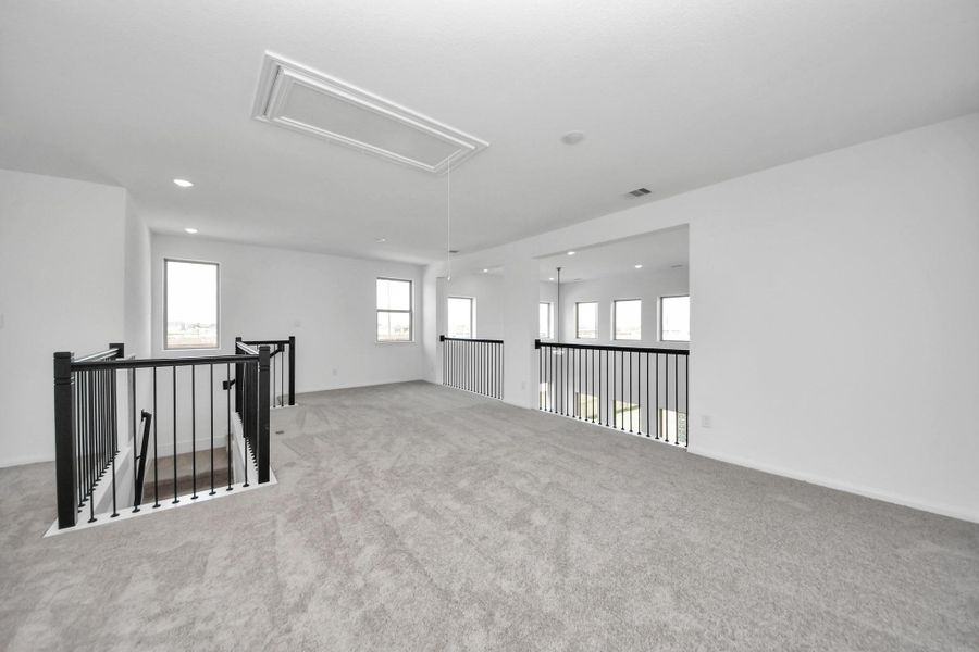 Spacious, unfurnished interior of a new home in 50' Traditional Homes at Elyson, Katy (Image 16).