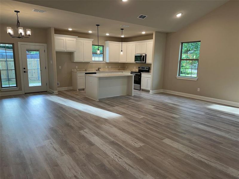 Living Arera, Kitchen and Dining Area Living Arera, Kitchen and Dining Area