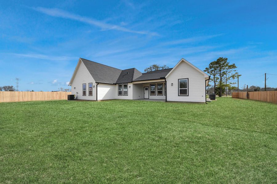 Back View of the home