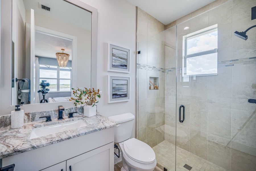 2D floor plan layout for the Willow Signature by GHO Homes in Belterra, Port St. Lucie, FL (Image 65).