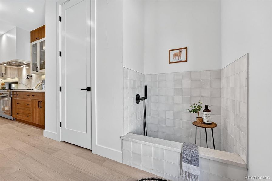 Mud room and custom dog wash