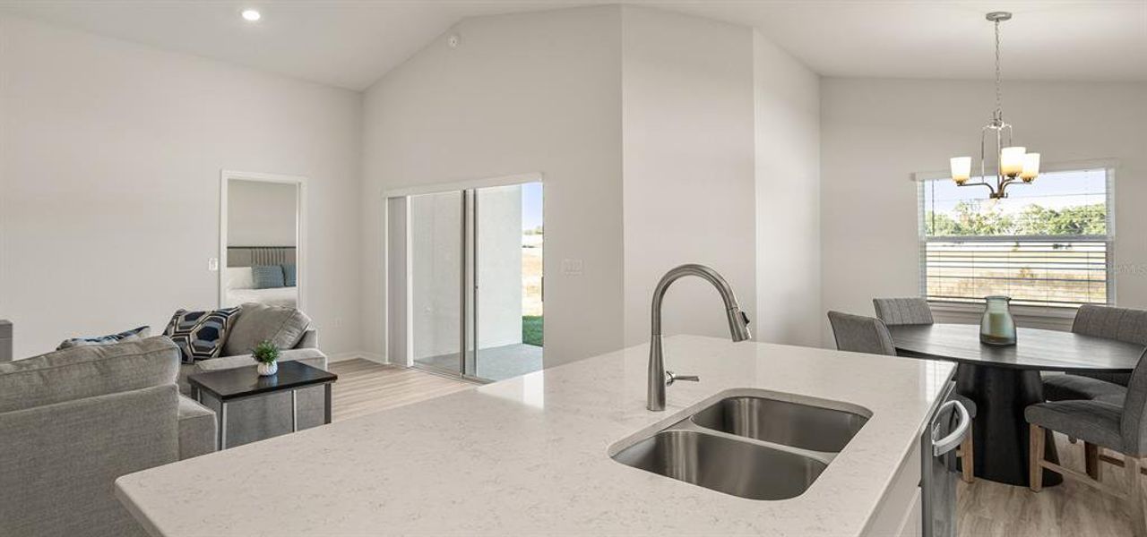 Furnished interior view inside a new home in Bennah Oaks, Belleview (Image 7).