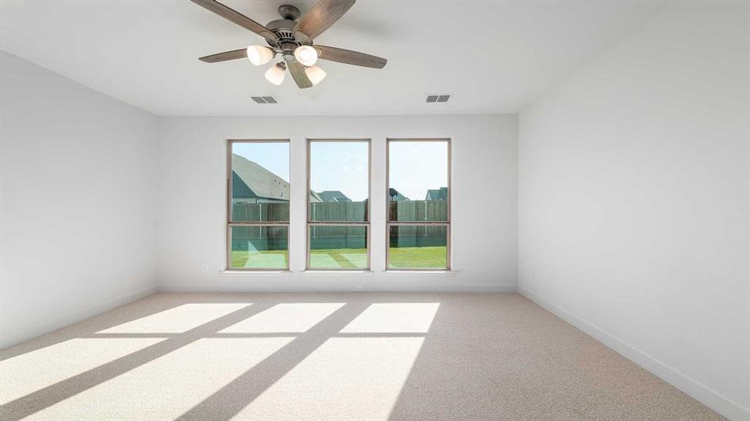 Spacious, unfurnished interior of a new home in Trinity Falls 50', McKinney (Image 23).