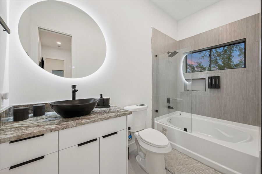 Furnished interior view inside a new home in , Houston (Image 16).