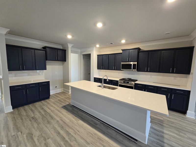 Furnished interior view inside a new home in Hidden Lake Estates, Greenville (Image 2).