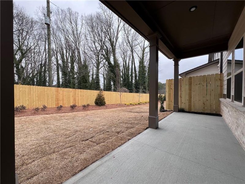 Exterior details and patio area of a home in , Norcross (Image 20).
