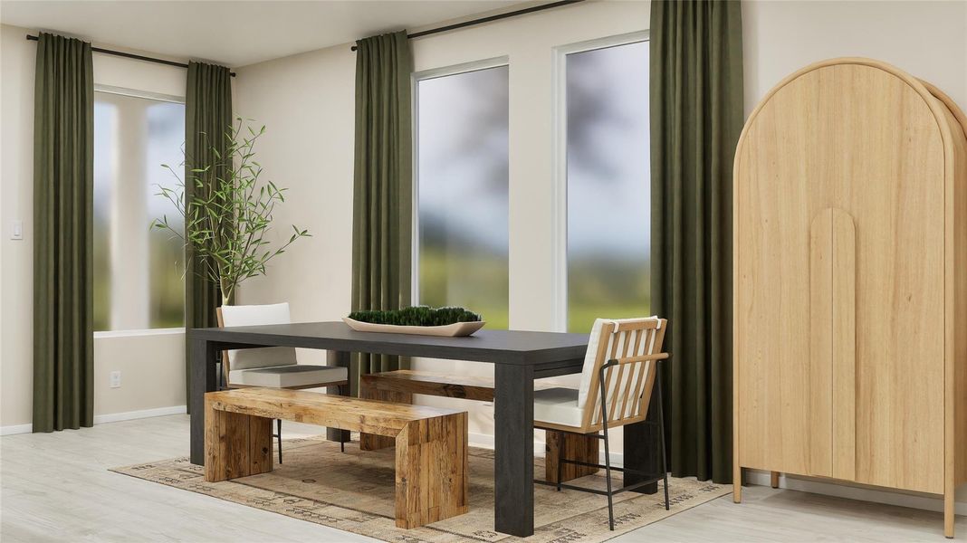 Furnished interior view inside a new home in Elm Creek, Elgin (Image 7).