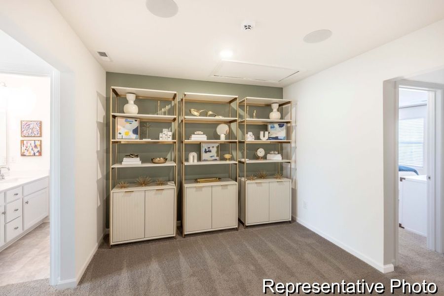 Furnished interior view inside a new home in Village Heights TH, Greensboro (Image 8).