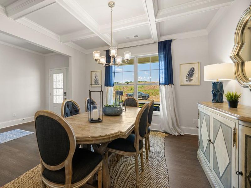 Furnished interior view inside a new home in Haven Abbey, Cumming (Image 5).