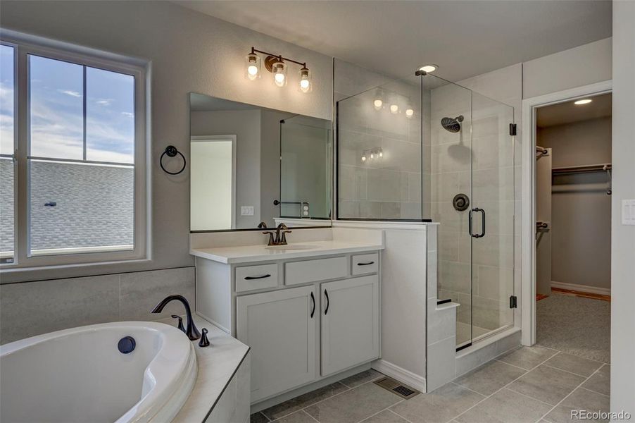 Furnished interior view inside a new home in , Colorado Springs (Image 5). Furnished interior view inside a new home in , Colorado Springs (Image 5).