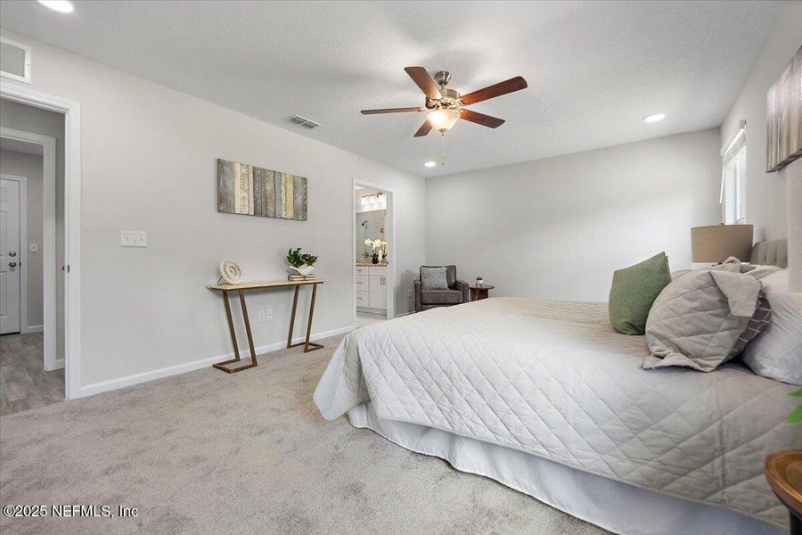 Furnished interior view inside a new home in , Jacksonville (Image 13). Furnished interior view inside a new home in , Jacksonville (Image 13).