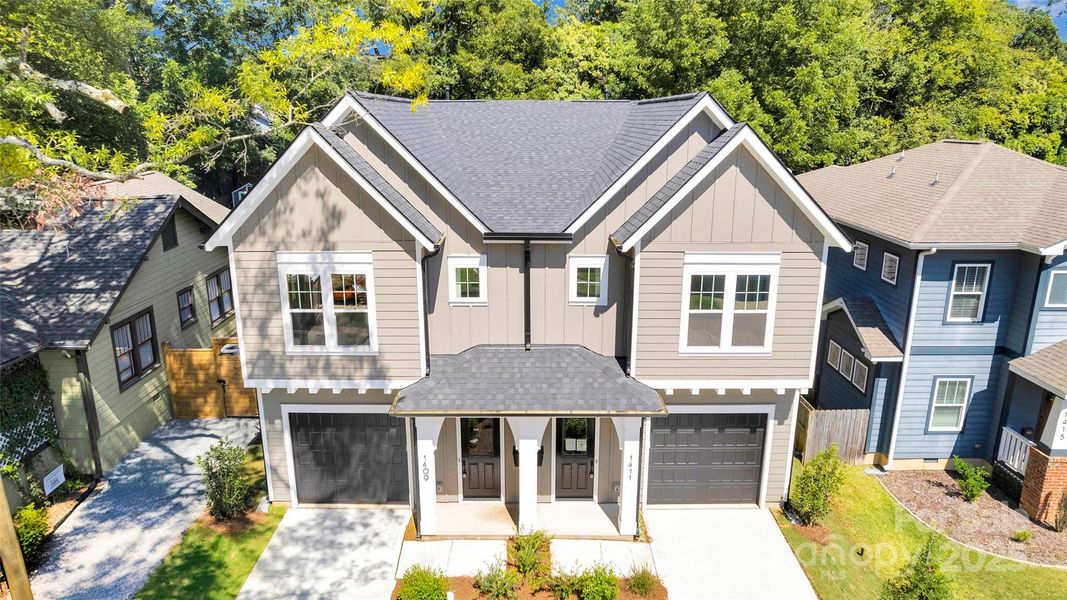 Front exterior of a new home in , Charlotte, NC, highlighting curb appeal (Image 18).