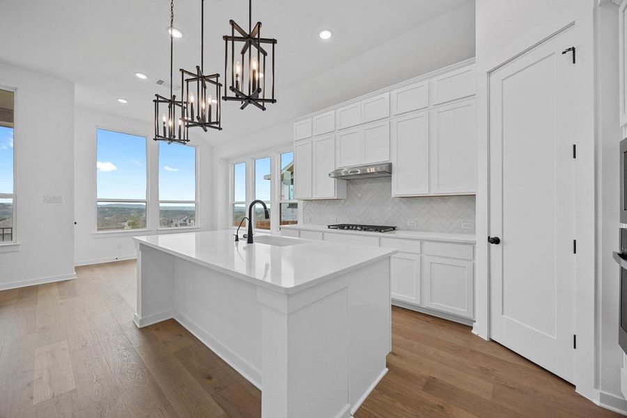 Furnished interior view inside a new home in Lakeside at Tessera on Lake Travis, Lago Vista (Image 3).