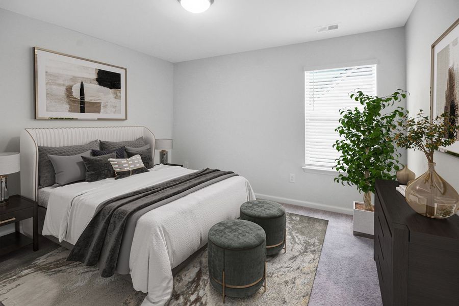 Representative furnished interior of a home built from the The Pinewood by Stanley Martin Homes in Bridgeport Single Family Homes, Greenville (Image 5).
