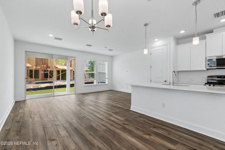Spacious, unfurnished interior of a new home in Westerly Park at Wildlight – Overlook Collection, Yulee (Image 17). Spacious, unfurnished interior of a new home in Westerly Park at Wildlight – Overlook Collection, Yulee (Image 17).
